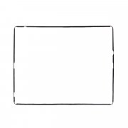 Рамка тачскрина для Apple iPad 3 (черная)