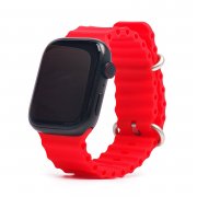 Ремешок - ApW26 Ocean Band для Apple Watch 49 mm силикон (красный) — 1