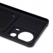 Чехол-накладка - SC304 с картхолдером для Xiaomi 13 Lite (217994) (черная) — 2