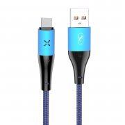 Кабель SKYDOLPHIN S49T (USB - Type-C) (синий)