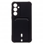 Чехол-накладка - SC304 с картхолдером для Samsung Galaxy A55 (A556E) (228727) (черная) &mdash; 1