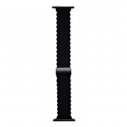 Ремешок - ApW37 Lace для Apple Watch 45 mm (черный) — 1
