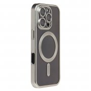 Чехол-накладка SafeMag для Apple iPhone 16 Pro (серебристая) — 3