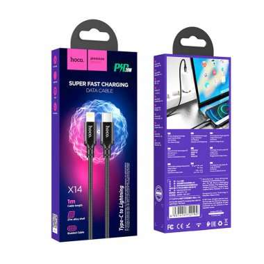 Кабель Hoco X14 (Type-C - Lightning) черный &mdash; 2