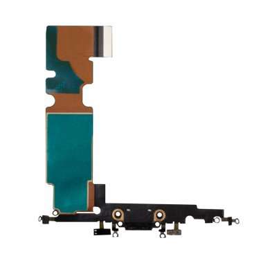 Шлейф для Apple iPhone 8 Plus на разъем зарядки/микрофон (черный) Премиум &mdash; 2