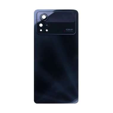 Задняя крышка для Xiaomi Poco X4 Pro 5G (черная) — 1