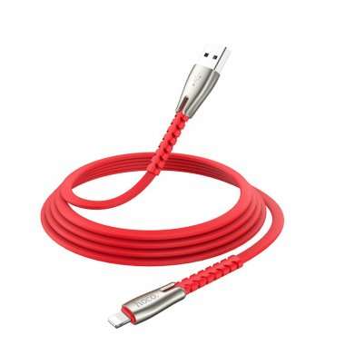 Кабель Hoco U58 Core для Apple (USB - lightning) (красный) — 4