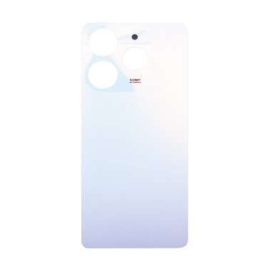 Задняя крышка для Tecno Spark 10 Pro (белая) премиум &mdash; 2