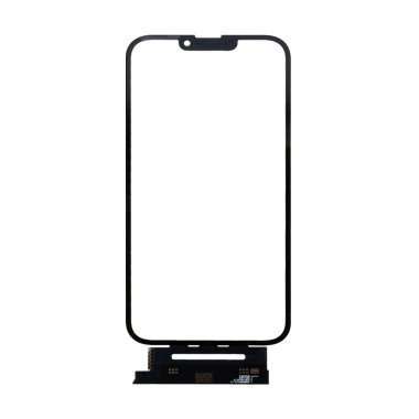 Стекло с тачскрином в рамке для Apple iPhone 13 Pro Max в сборе с OCA пленкой (черное) &mdash; 2