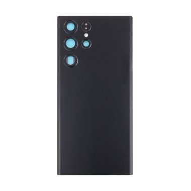 Задняя крышка для Samsung Galaxy S22 Ultra (S908B) (черная) Премиум &mdash; 2