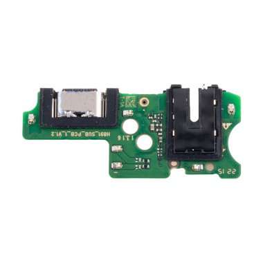 Шлейф для Infinix Note 12 Pro плата на системный разъем/разъем гарнитуры/микрофон премиум — 1