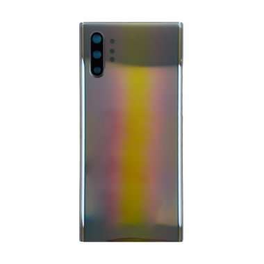 Задняя крышка для Samsung Galaxy Note 10 Plus (N975F) (серебристая) премиум — 2