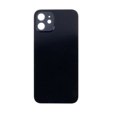 Задняя крышка для Apple iPhone 12 (черная) премиум &mdash; 2