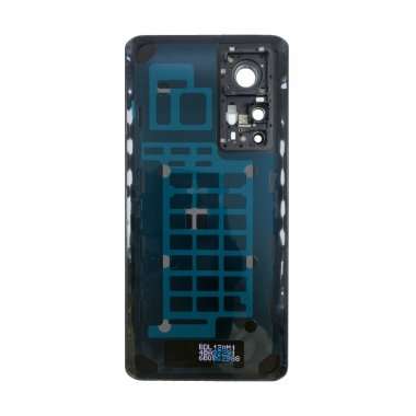 Задняя крышка для Xiaomi 12T Pro (черная матовая) премиум &mdash; 1